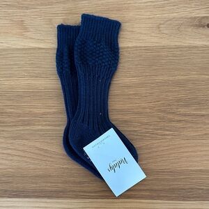 Natalya Navy Kids' Socks Size 2/3